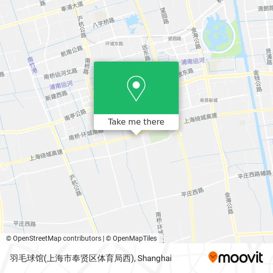 羽毛球馆(上海市奉贤区体育局西) map