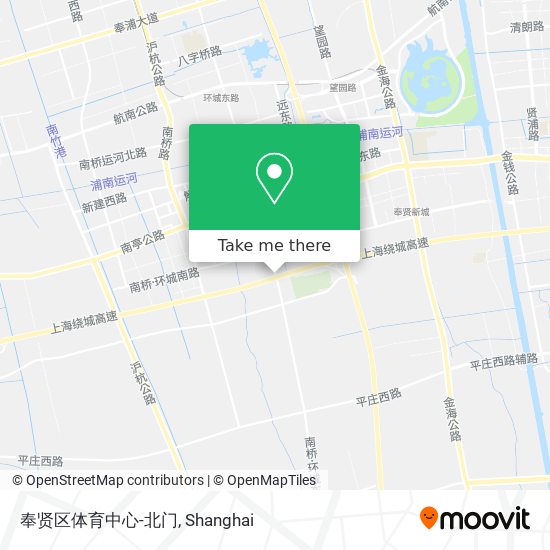 奉贤区体育中心-北门 map