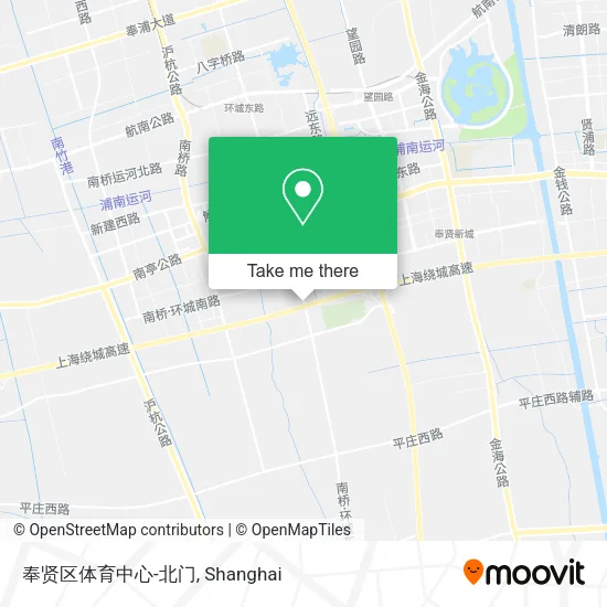奉贤区体育中心-北门 map