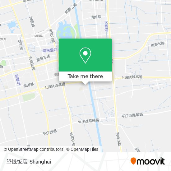 望钱饭店 map