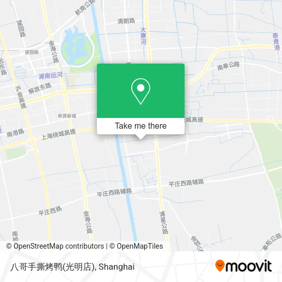 八哥手撕烤鸭(光明店) map