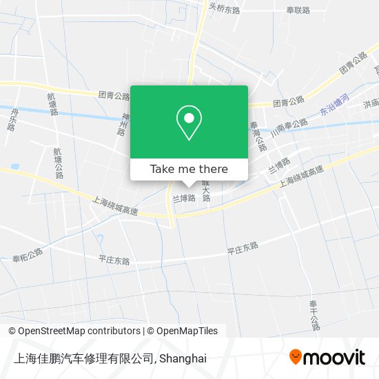 上海佳鹏汽车修理有限公司 map