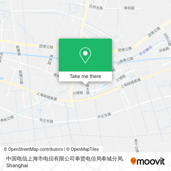 中国电信上海市电信有限公司奉贤电信局奉城分局 map