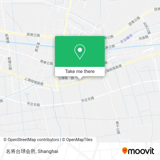 名将台球会所 map
