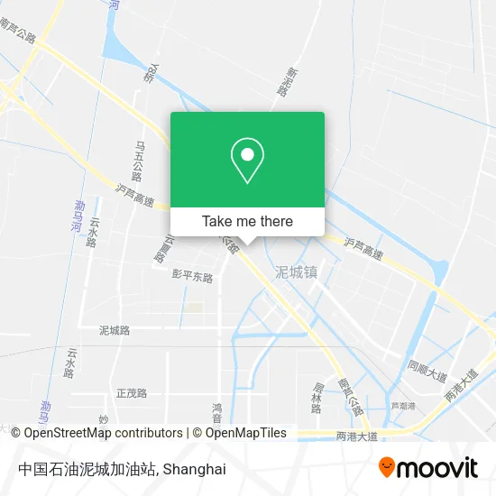 中国石油泥城加油站 map