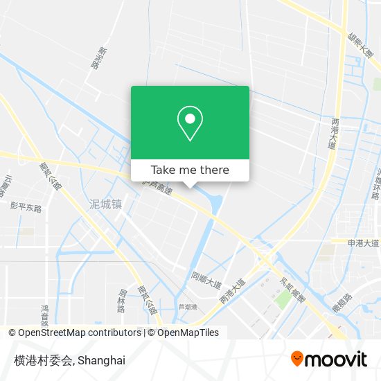 横港村委会 map