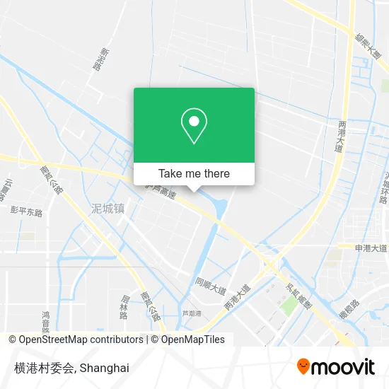 横港村委会 map