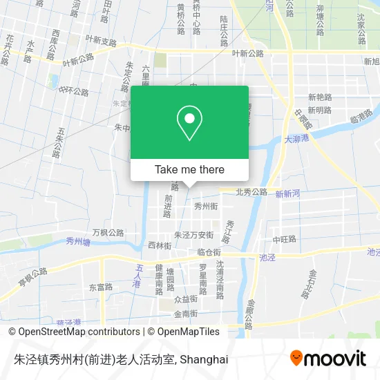 朱泾镇秀州村(前进)老人活动室 map