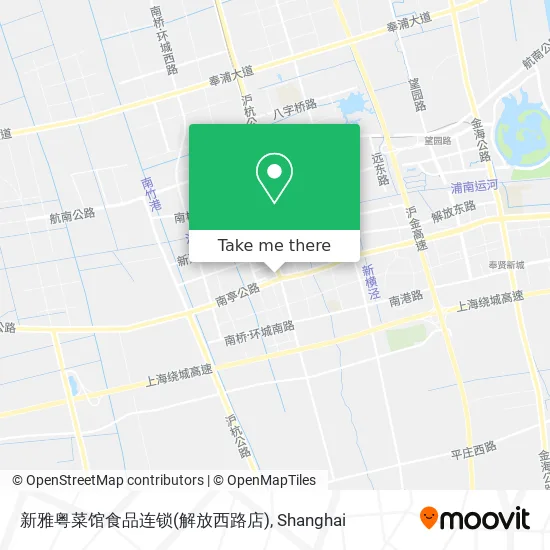 新雅粤菜馆食品连锁(解放西路店) map