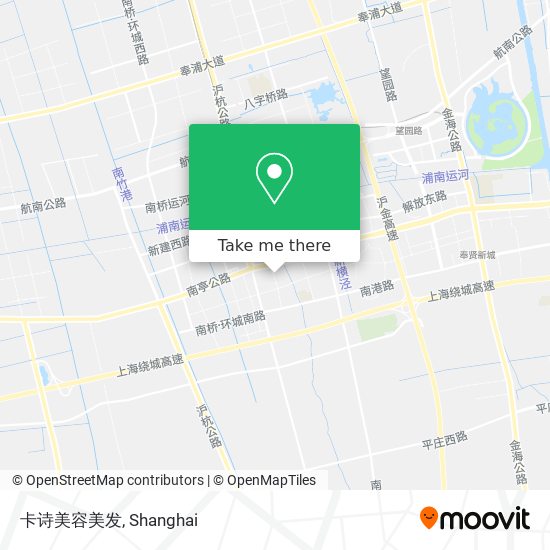 卡诗美容美发 map