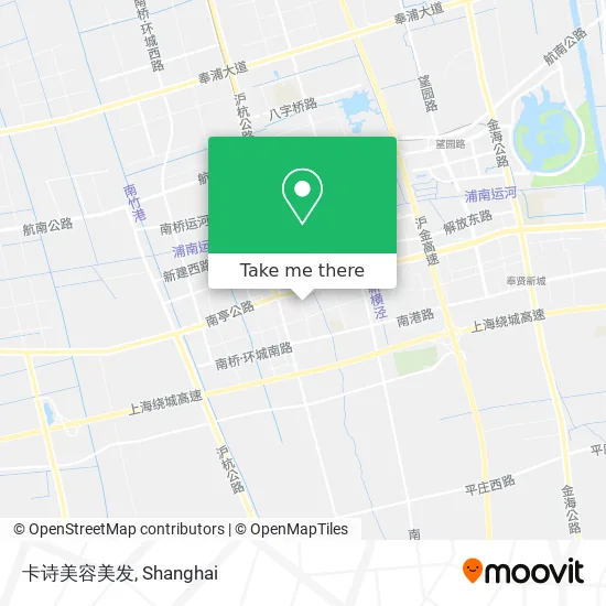 卡诗美容美发 map