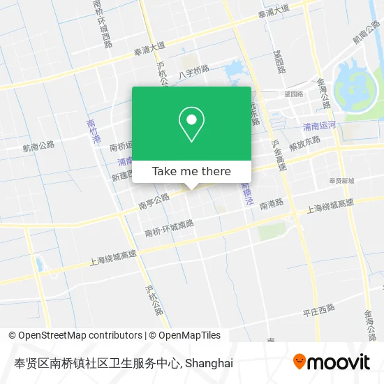 奉贤区南桥镇社区卫生服务中心 map