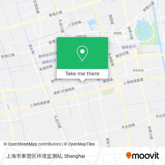 上海市奉贤区环境监测站 map
