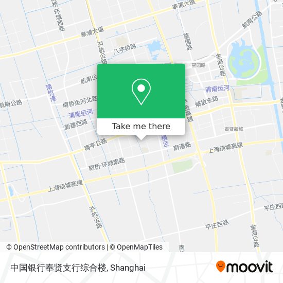 中国银行奉贤支行综合楼 map