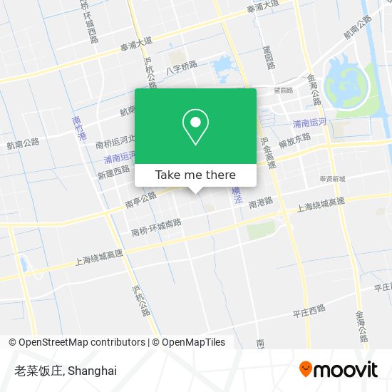 老菜饭庄 map