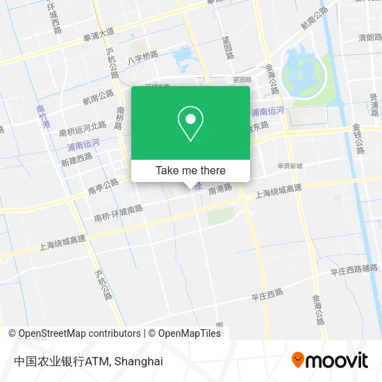 中国农业银行ATM map
