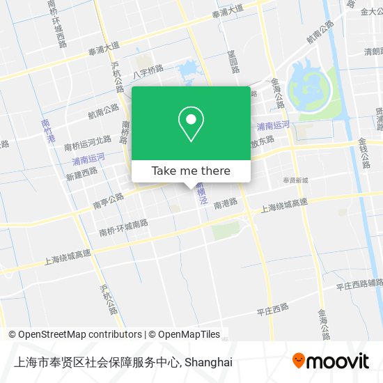 上海市奉贤区社会保障服务中心 map
