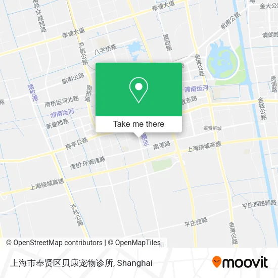 上海市奉贤区贝康宠物诊所 map