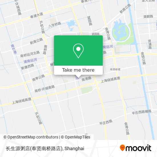长生源粥店(奉贤南桥路店) map