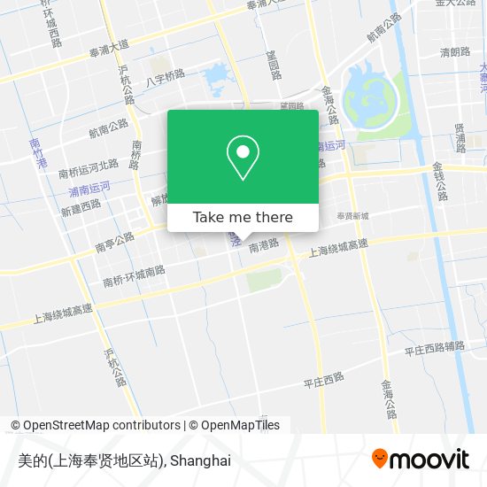 美的(上海奉贤地区站) map