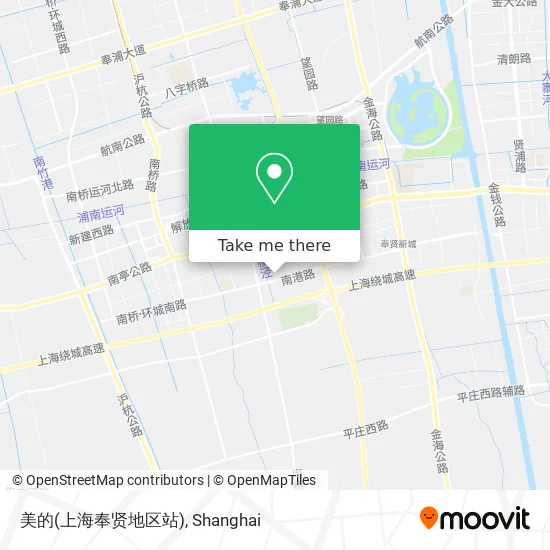 美的(上海奉贤地区站) map