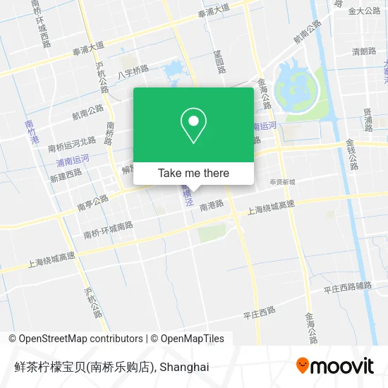 鲜茶柠檬宝贝(南桥乐购店) map