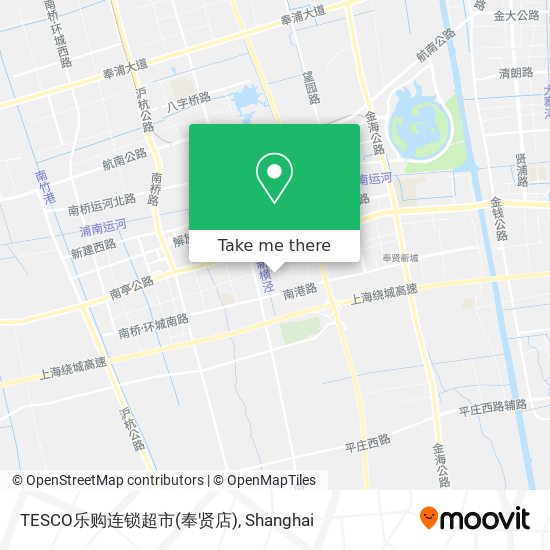TESCO乐购连锁超市(奉贤店) map