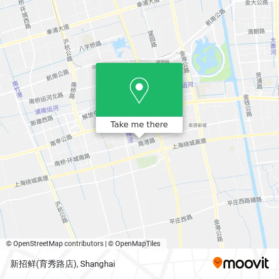 新招鲜(育秀路店) map