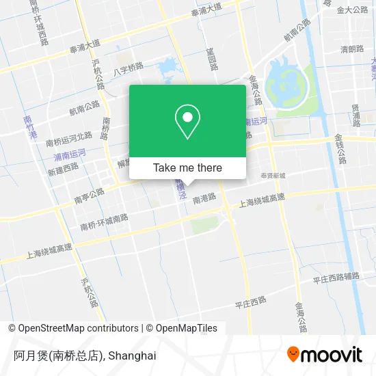 阿月煲(南桥总店) map