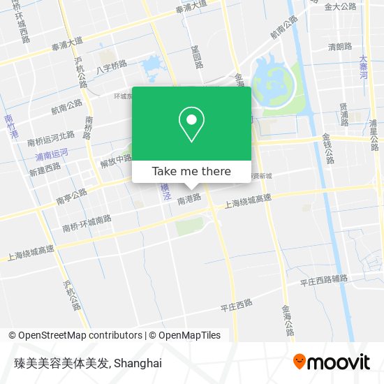 臻美美容美体美发 map
