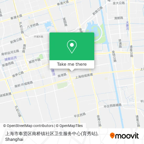 上海市奉贤区南桥镇社区卫生服务中心(育秀站) map
