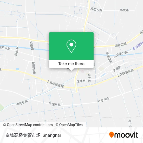 奉城高桥集贸市场 map