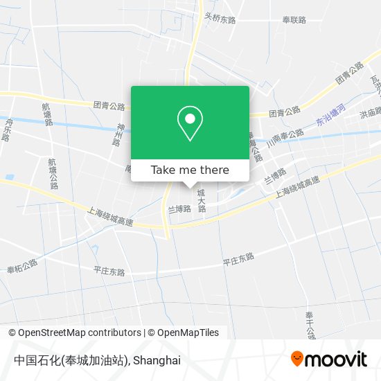 中国石化(奉城加油站) map