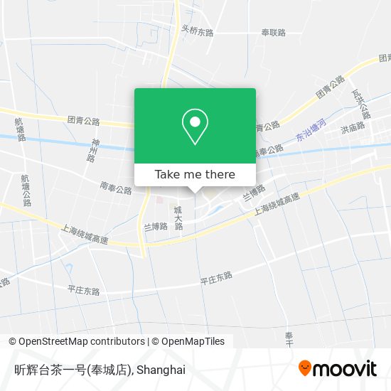 昕辉台茶一号(奉城店) map