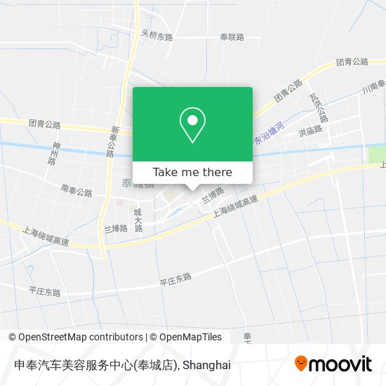 申奉汽车美容服务中心(奉城店) map