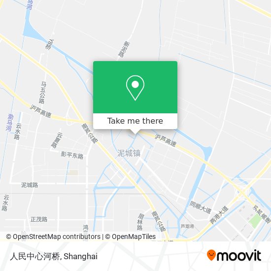 人民中心河桥 map