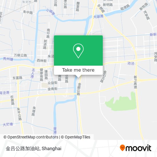 金吕公路加油站 map