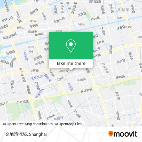 金地湾流域 map