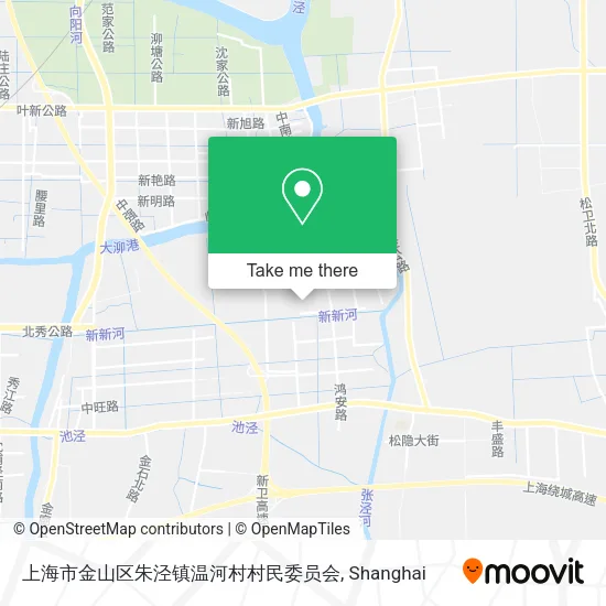 上海市金山区朱泾镇温河村村民委员会 map