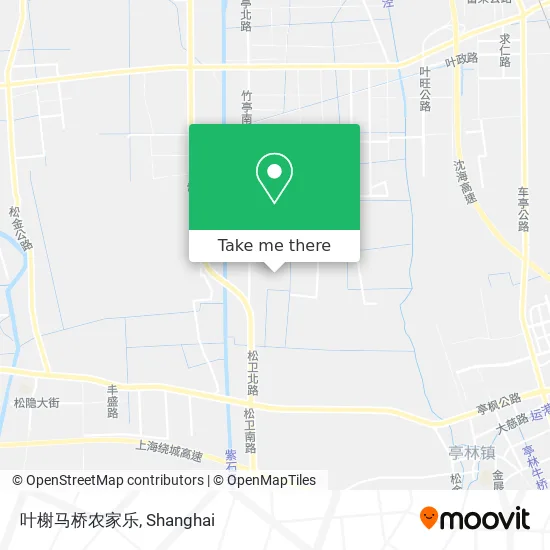 叶榭马桥农家乐 map