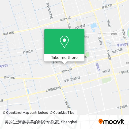 美的(上海鑫昊美的制冷专卖店) map