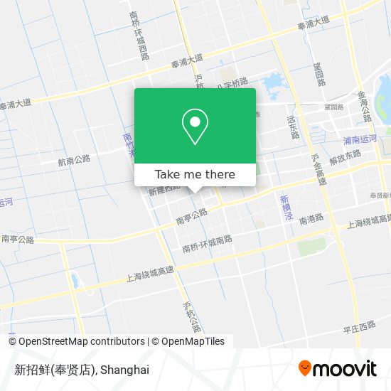 新招鲜(奉贤店) map