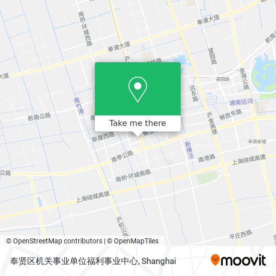 奉贤区机关事业单位福利事业中心 map