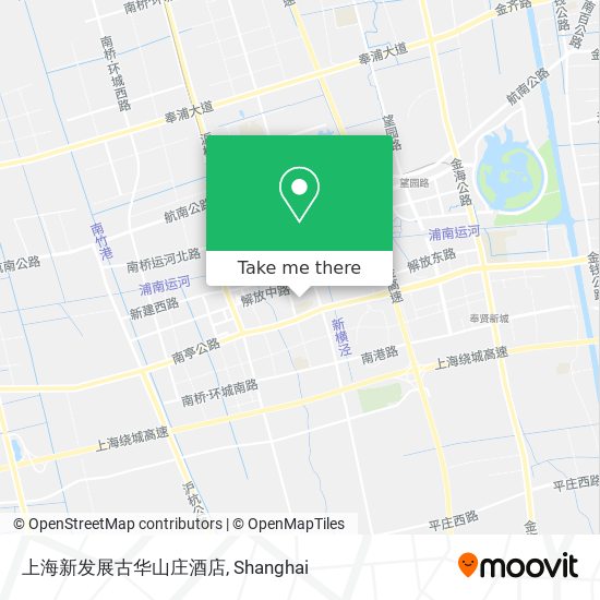 上海新发展古华山庄酒店 map