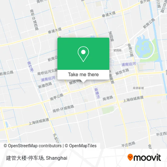 建管大楼-停车场 map