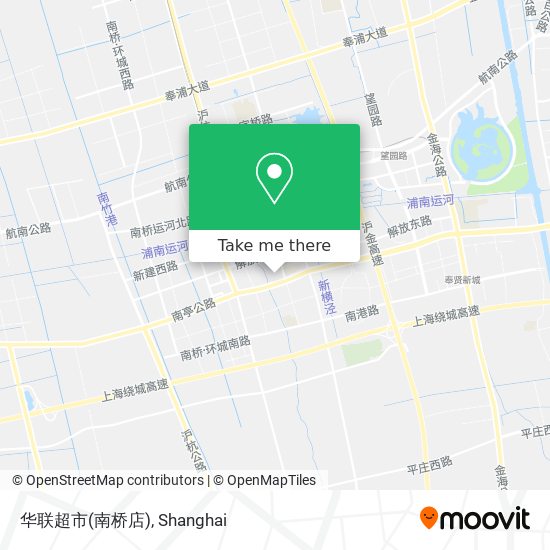 华联超市(南桥店) map