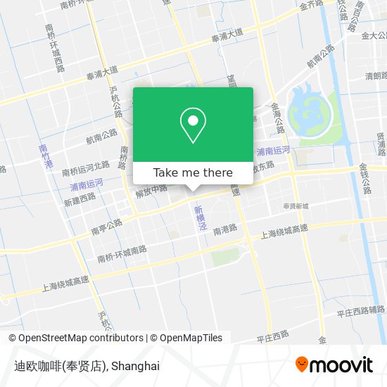 迪欧咖啡(奉贤店) map