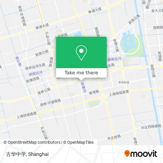 古华中学 map
