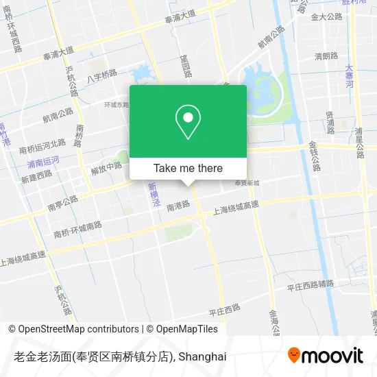 老金老汤面(奉贤区南桥镇分店) map