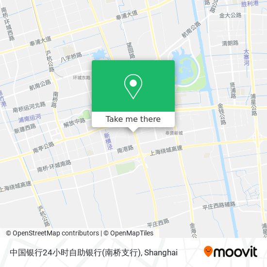 中国银行24小时自助银行(南桥支行) map